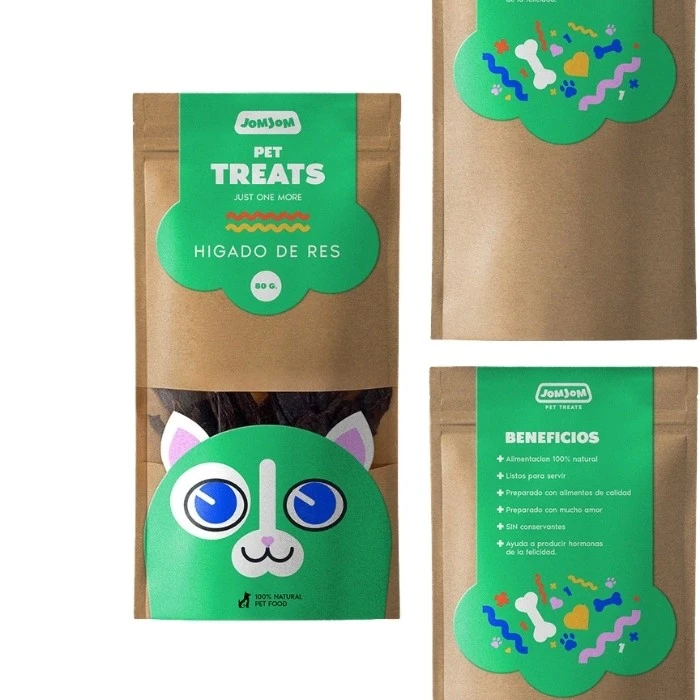 Cat food label printing OEM factory